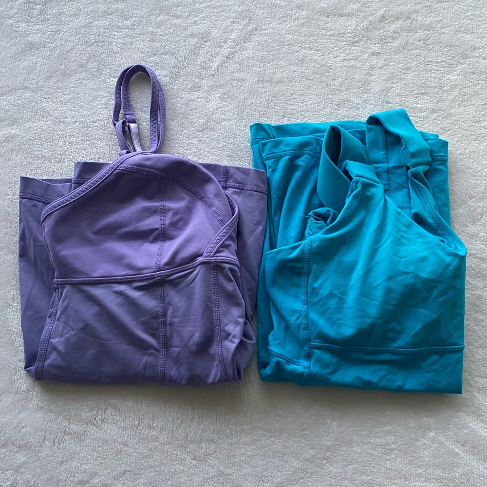 Lululemon women’s tank top. Blue and purple